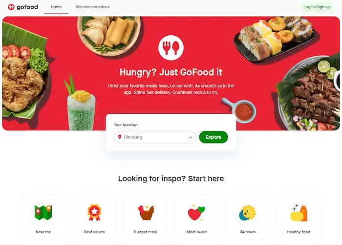 GoFood Web App